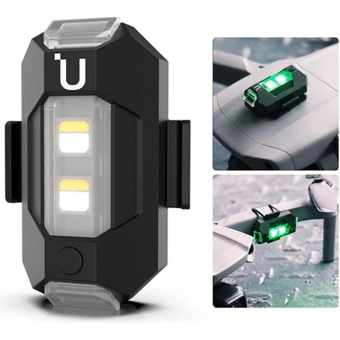 Ramdet Motosiklet Bisiklet Drone Iha 7 Renk Harekete Duyarlı Şarzlı Mini Sinyal LED Çakar Uçak Kanadı Çakarı LED