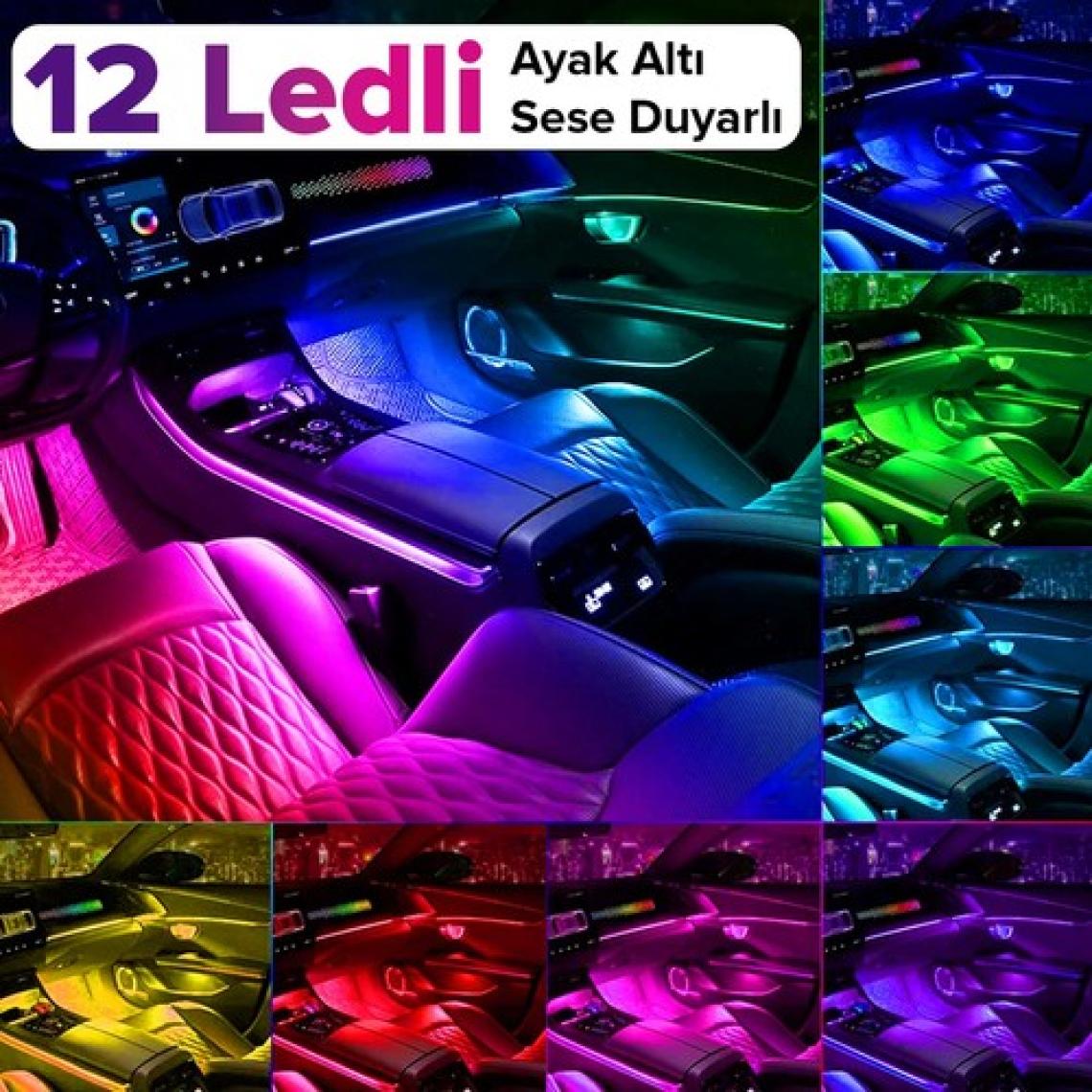ARW 12 Ledli Ayak Altı Sese ve Müziğe Duyarlı LED