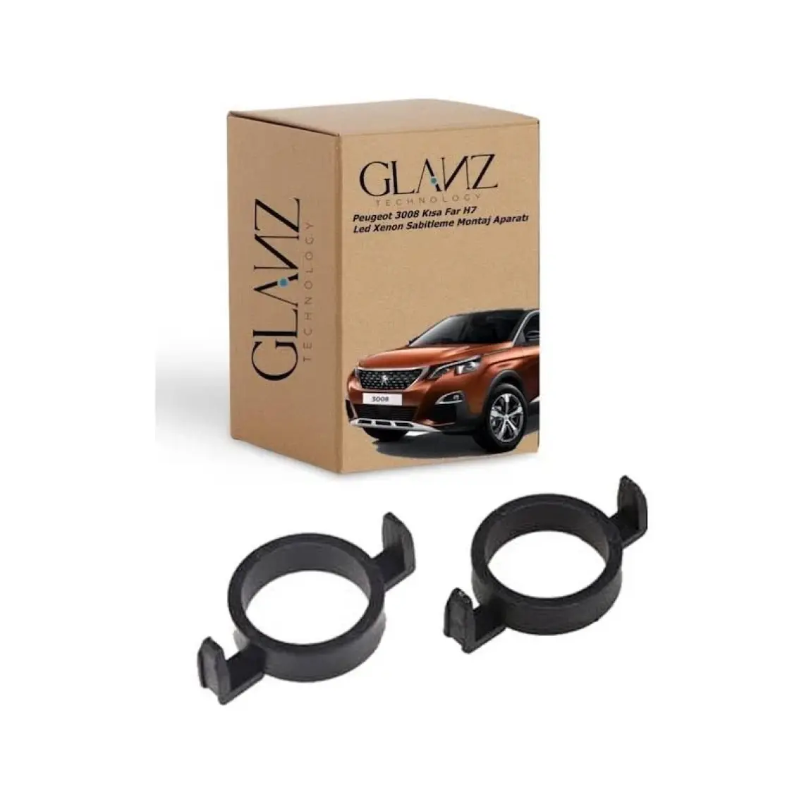 Glanz Peugeot 3008 LED Xenon H7 Bağlantı Sabitleme Montaj Aparatı