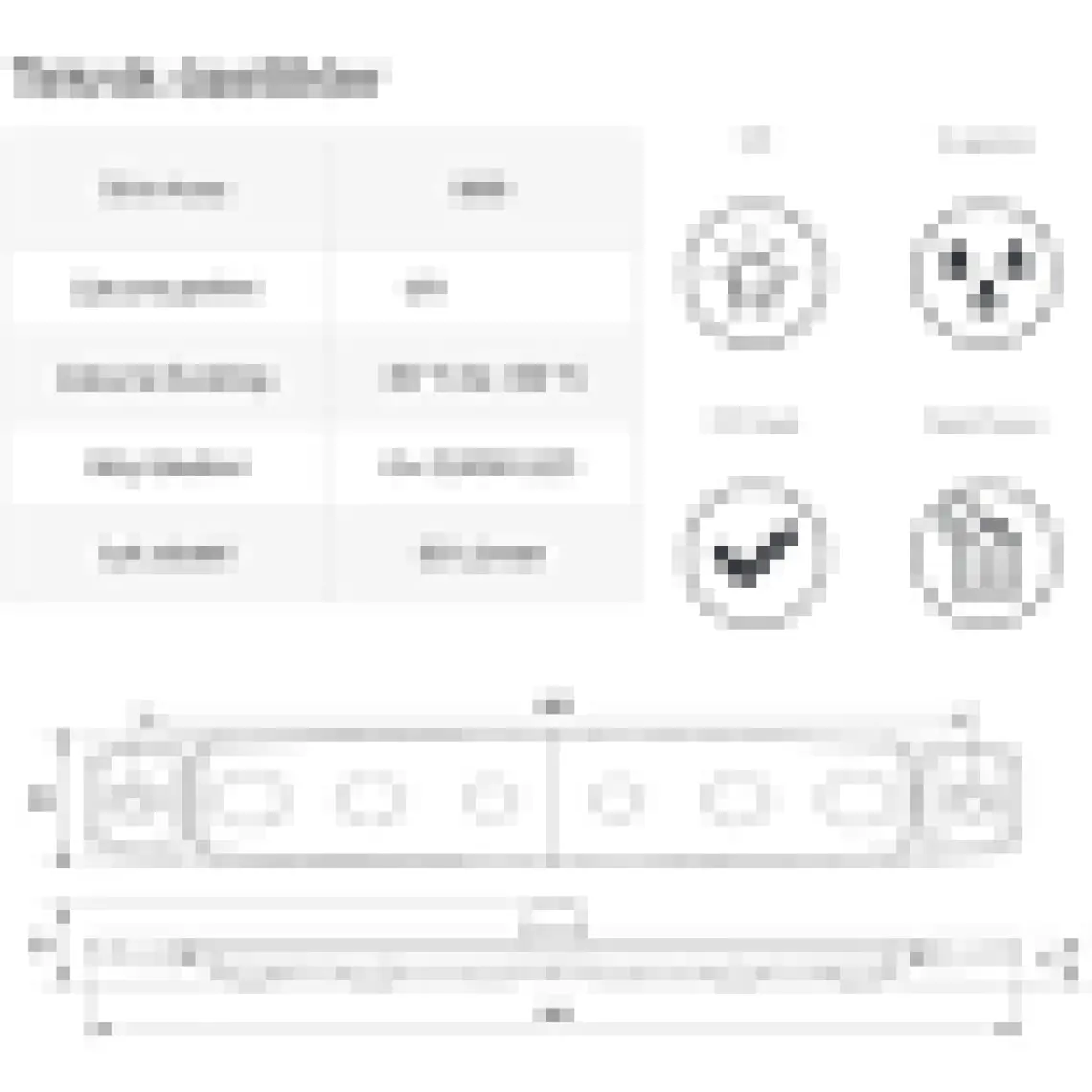 Sanel 6 Ledli 3'lü Set Parmak LED 12V Beyaz SBB12W6-3