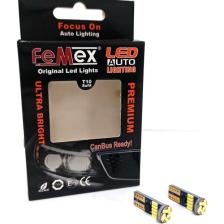 Femex Citröen C4 LED Plaka Aydınlatma Ampulu Femex Premium T10