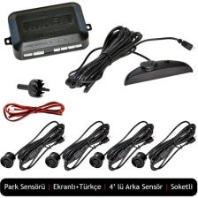 Niken Park Sensörü LED Ekranlı Türkçe Ikazlı Siyah