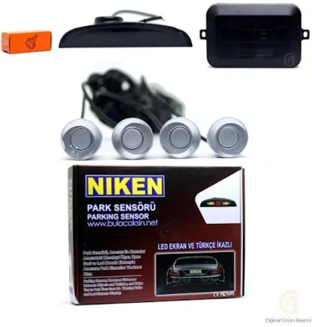 Niken Park Sensörü Ekranlı Türkçe Konuşan 22MM Gri