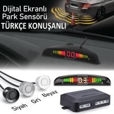 Drs Tuning Araç Park Sensörü Dijital Ekranlı Türkçe Konuşanlı Park Sensörü