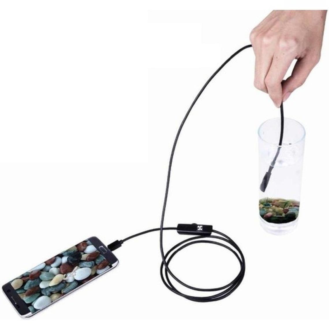 Powermaster 3in1 Micro Usb+Type C+Pc Işıklı 5metre Yılan Kamera