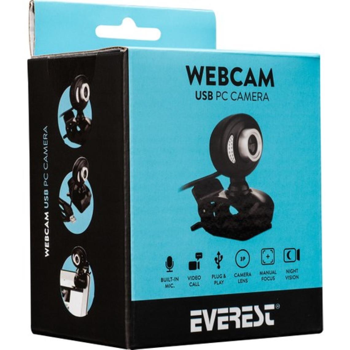 Everest SC-826  Mikrofonlu Web Kamerası