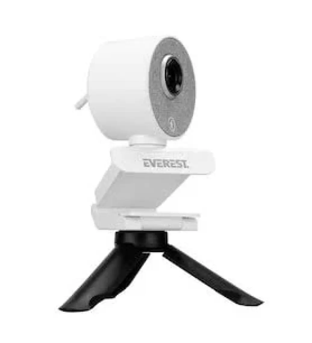 Everest SC-HD09 1080P Full Hd Auto Tracking Harekete Duyarlı Tripod ve Mikrofonlu Siyah Webcam USB Pc Kamera