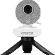 Everest SC-HD09 1080P Full Hd Auto Tracking Harekete Duyarlı Tripod ve Mikrofonlu Siyah Webcam USB Pc Kamera