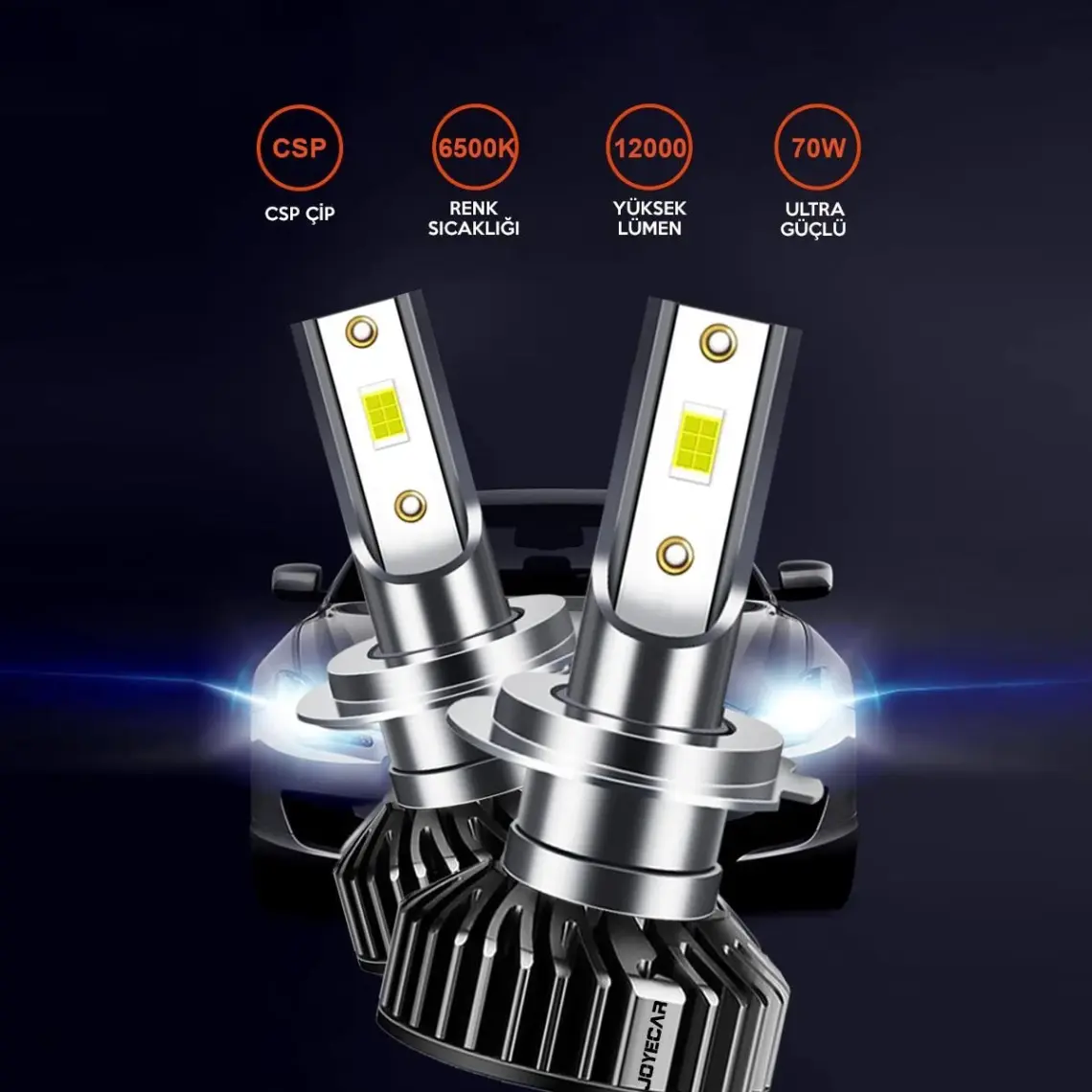Joyecar® F2 Slim LED Xenon Far H7 / H4 / H11 / H3 / H1 / H13 / H16 / 9012-HIR2 / 9006 / 9005