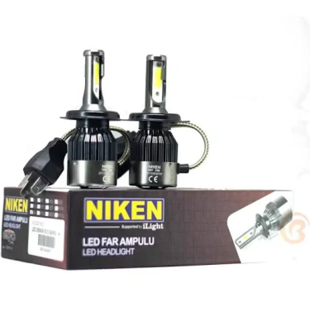 H4 Led Xenon Far Aydınlatma Seti Şimşek Etkili Evo 8000lm