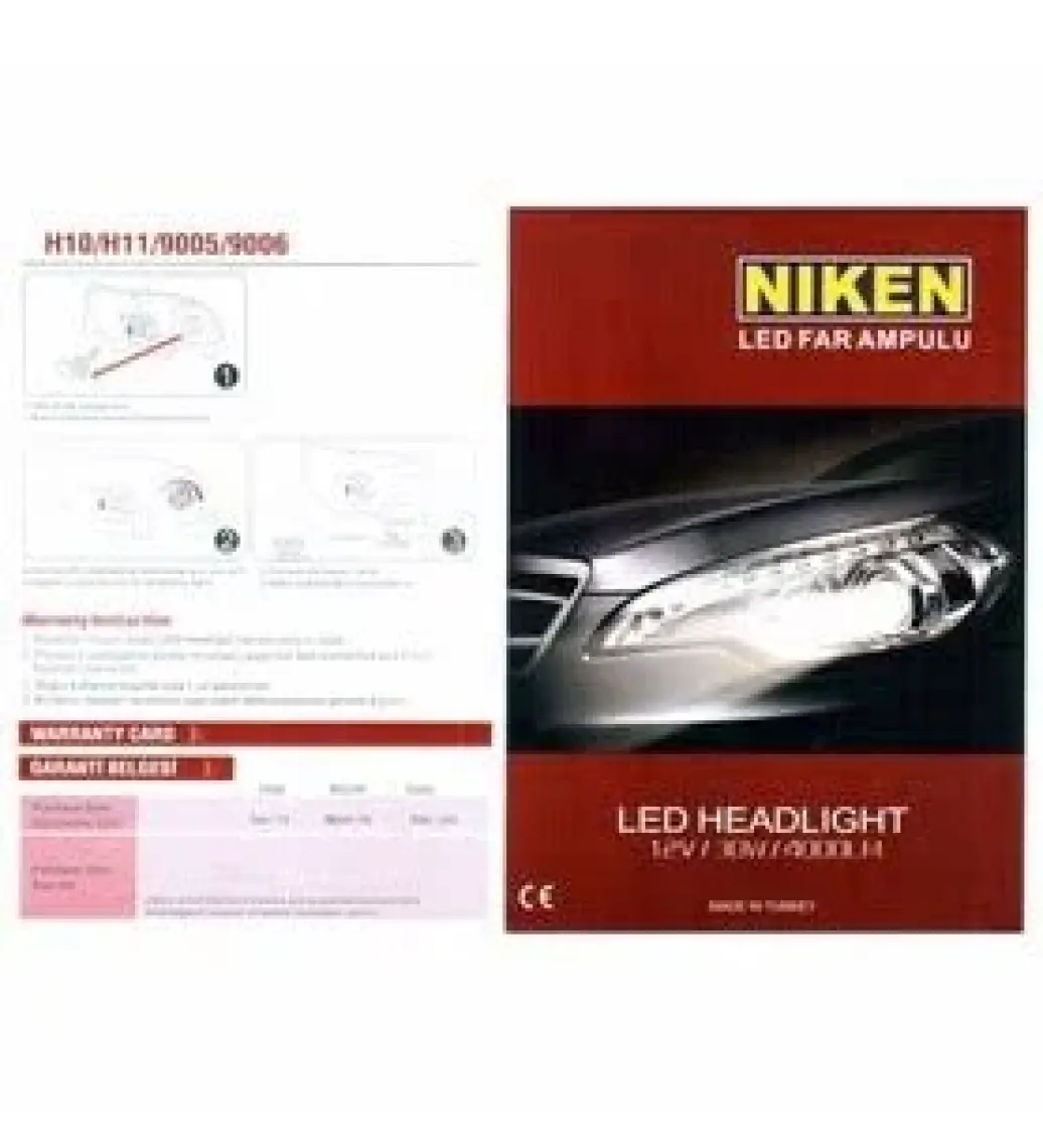 H4 Led Xenon Far Aydınlatma Seti Şimşek Etkili Evo 8000lm