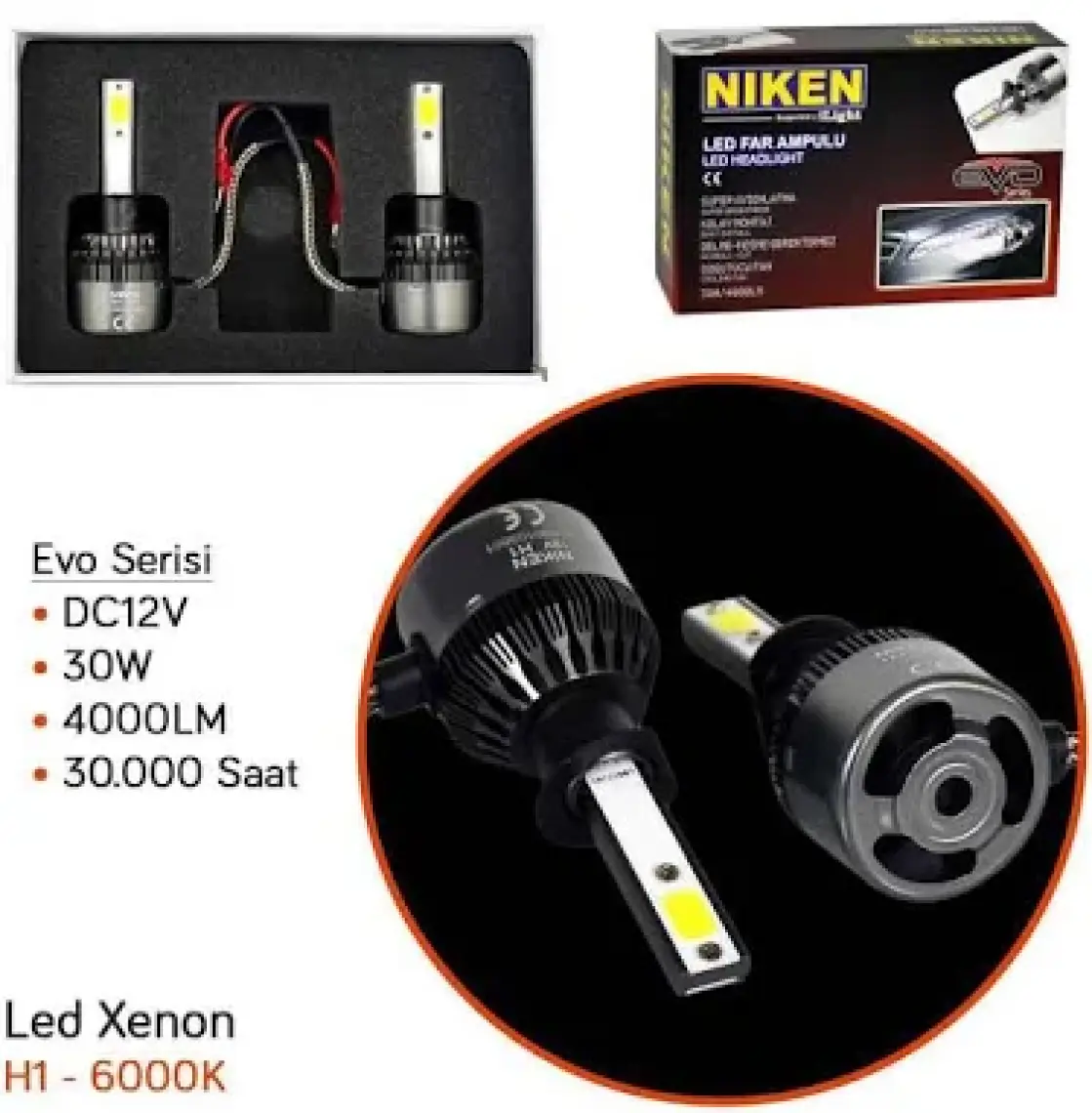 Led Xenon Far H1 Evo Serisi