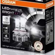 Osram Hb4/hır2 LED Xenon Kit Bright %300 Fazla Işık / 4yıl Garantili 12V (2 Adet Far Için)