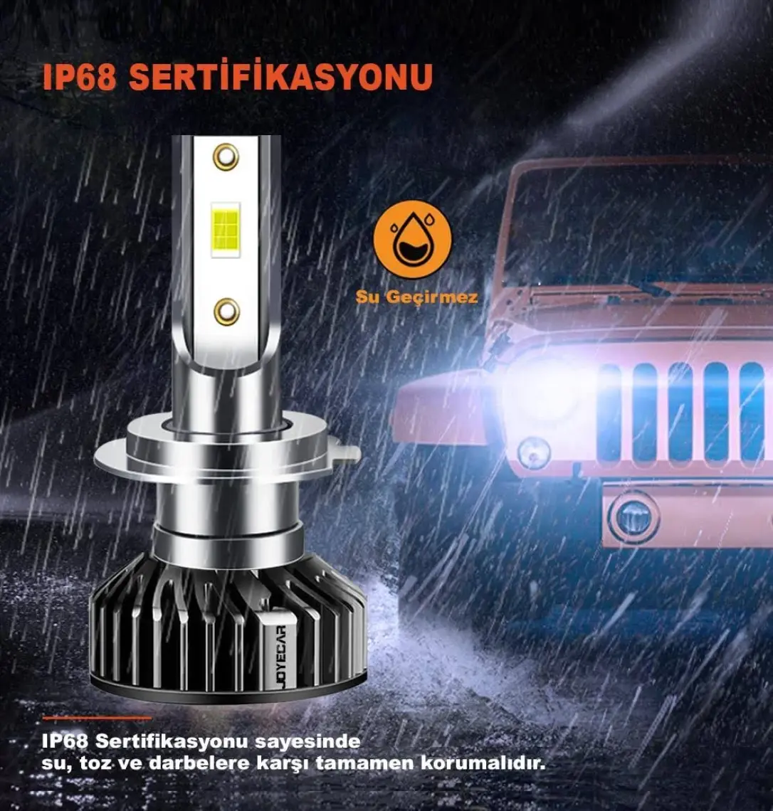 Joyecar® F2 Slim LED Xenon Far H7 / H4 / H11 / H3 / H1 / H13 / H16 / 9012-HIR2 / 9006 / 9005