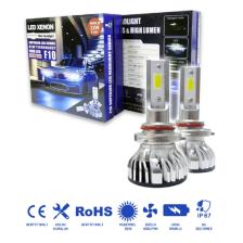 C9 9006 F10 Canbus Mini LED Xenon Soğutuculu Far Ampulü 9600LM 6000K