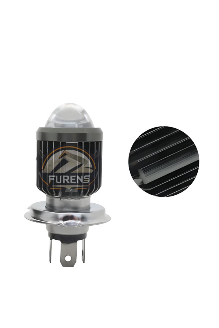 STS Oto Aksesuar Vw Bora Uyumlu Mercek LED Xenon Uzun - Kısa Çift Renk Şimşek Etkili