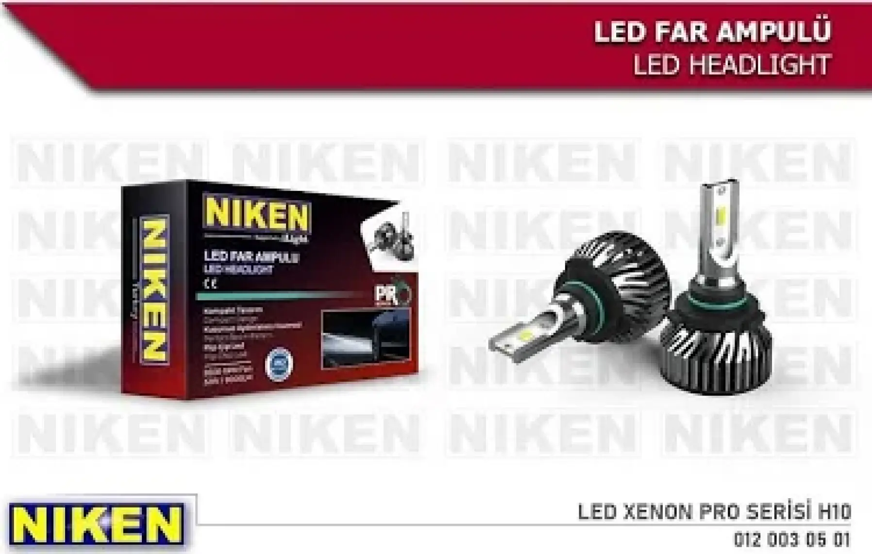 Niken Evo Serisi Led Xenon Far Ampulu H7 / H4 / H11 / H1 / H10 / 9005 / 9006 / H15
