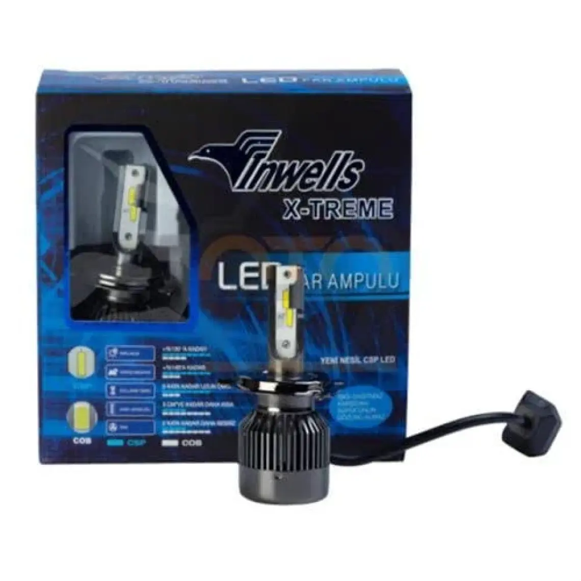 Inwells X-Treme LED Xenon (Zenon) H1 / H3 / H4 / H7 / H11 / H27 / 9005 / 9006