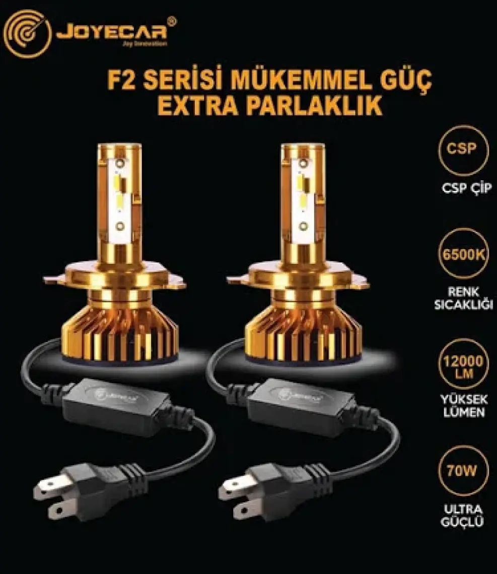 Joyecar® F2 Slim LED Xenon Far H7 / H4 / H11 / H3 / H1 / H13 / H16 / 9012-HIR2 / 9006 / 9005