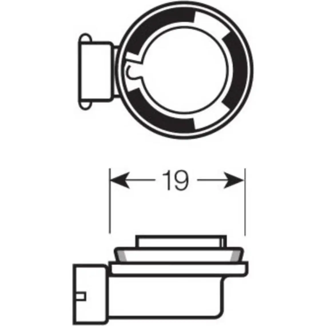 Osram Ampul H11 12V 55W Tek Flaman Far Ve Sis 64211