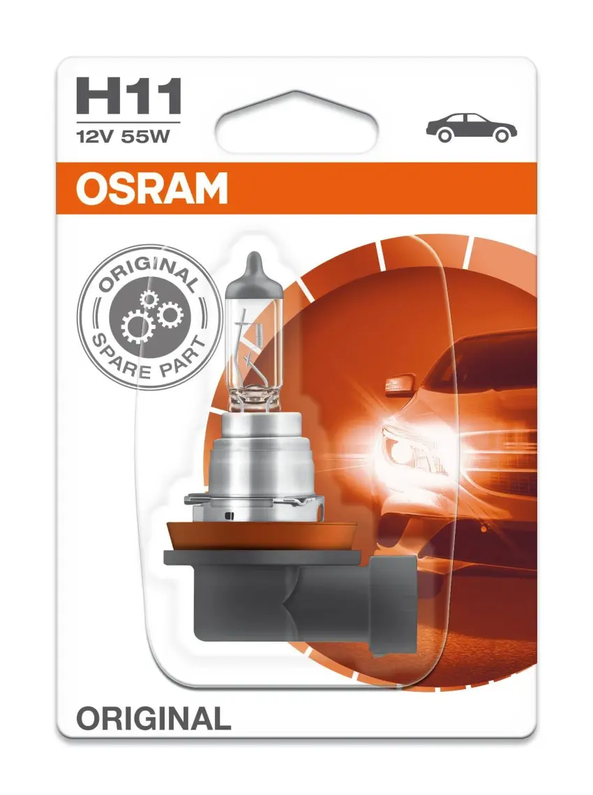Osram Ampul H11 12V 55W Tek Flaman Far Ve Sis 64211