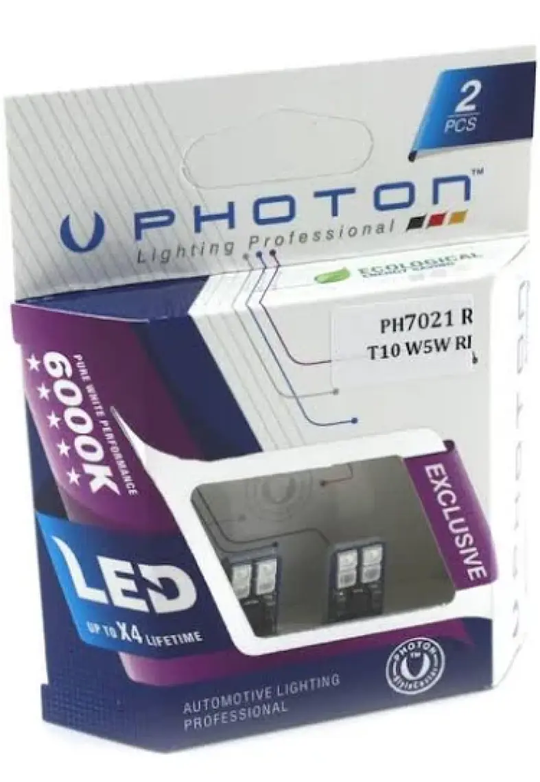 Photon W5W T10 Ph7021 Can-Bus Özel Plaka Led