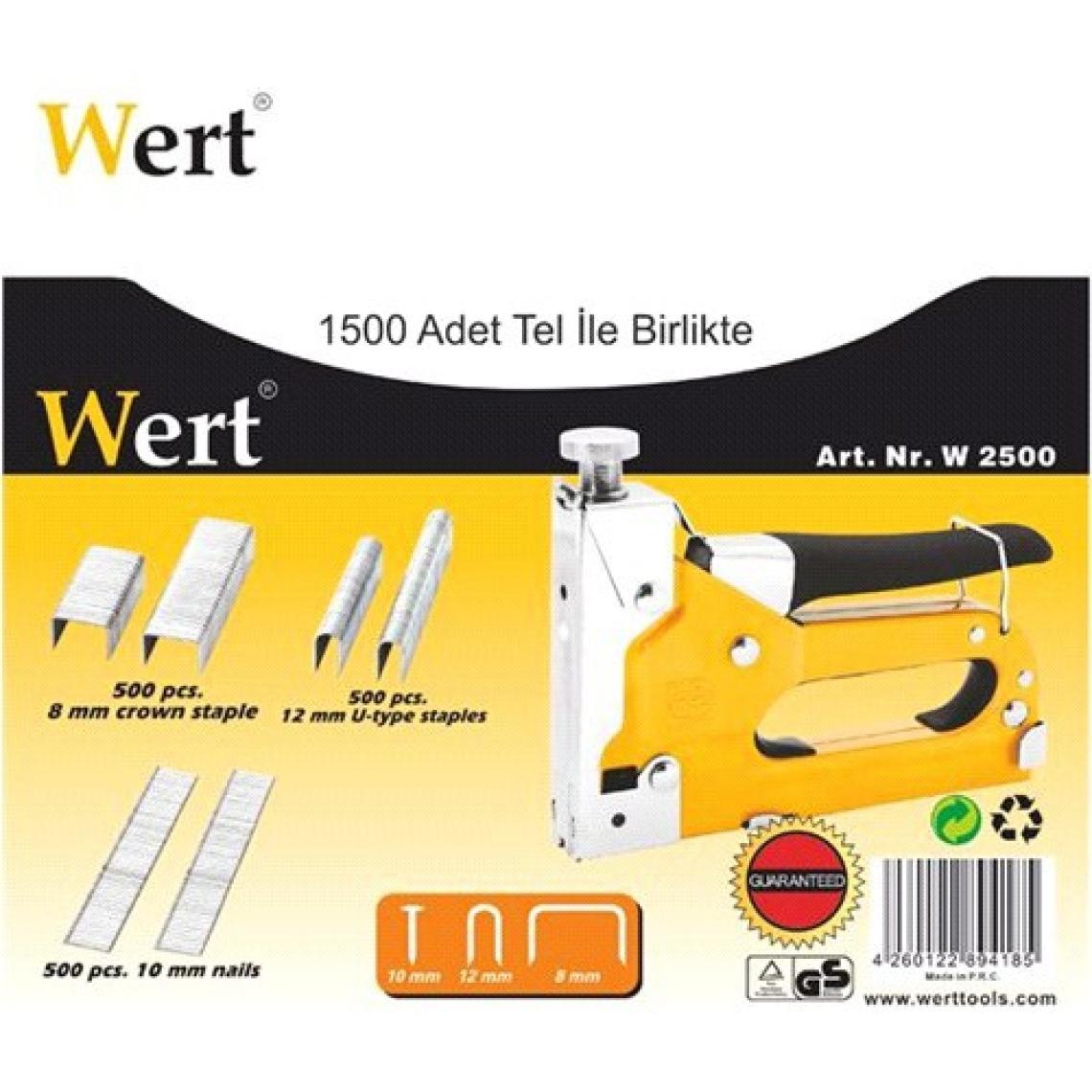 Wert 2500 Mekanik Tel Zımba Seti