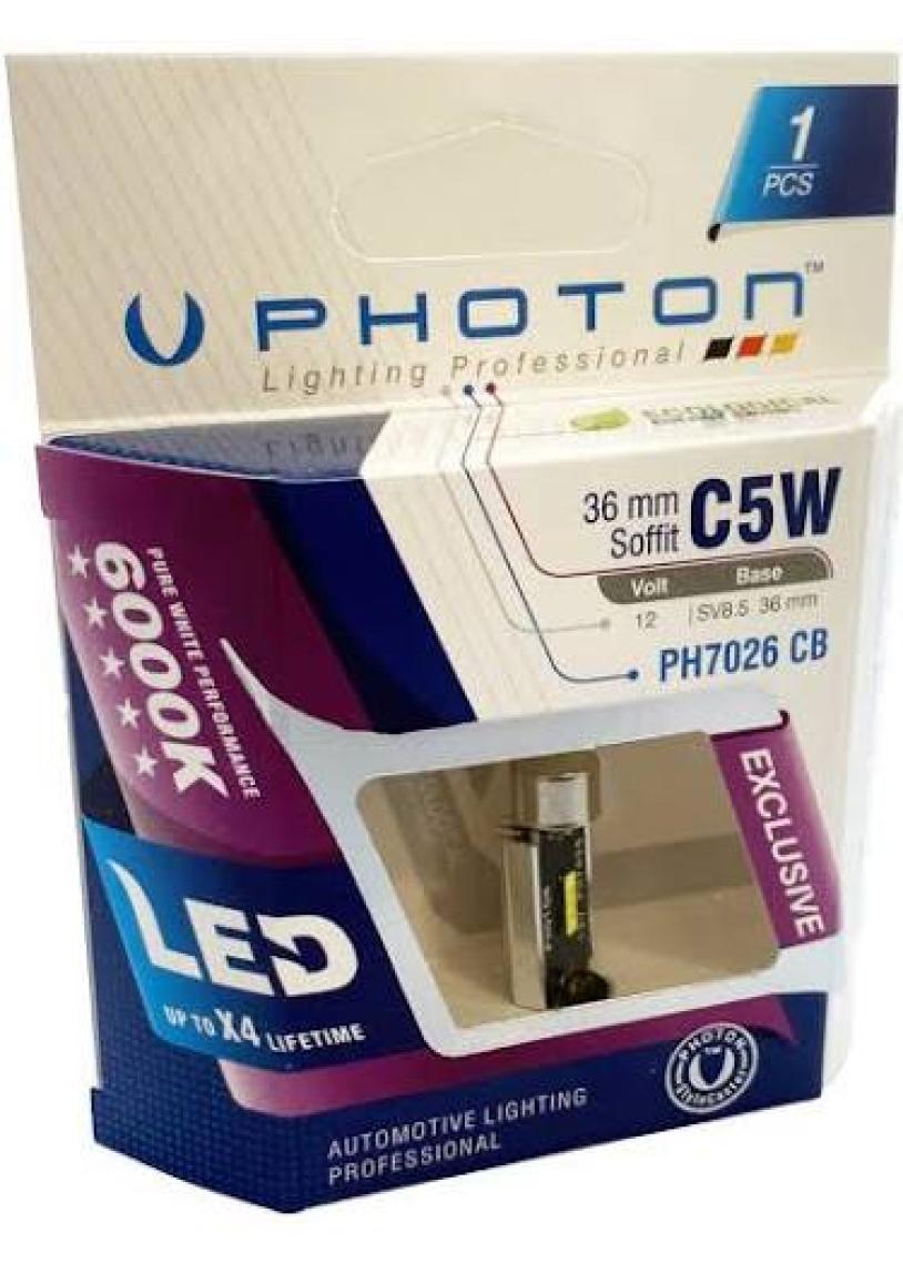 Photon C5W 12-24V 36mm Sofit Exclusive Serisi Can-Bus Led PH7026