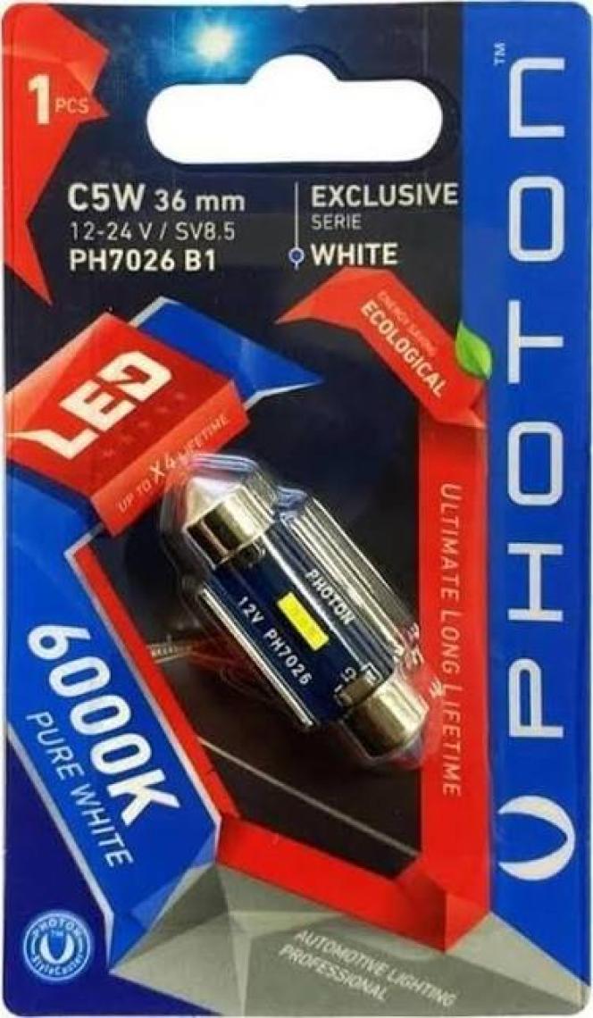Photon C5W 12-24V 36mm Sofit Exclusive Serisi Can-Bus Led PH7026