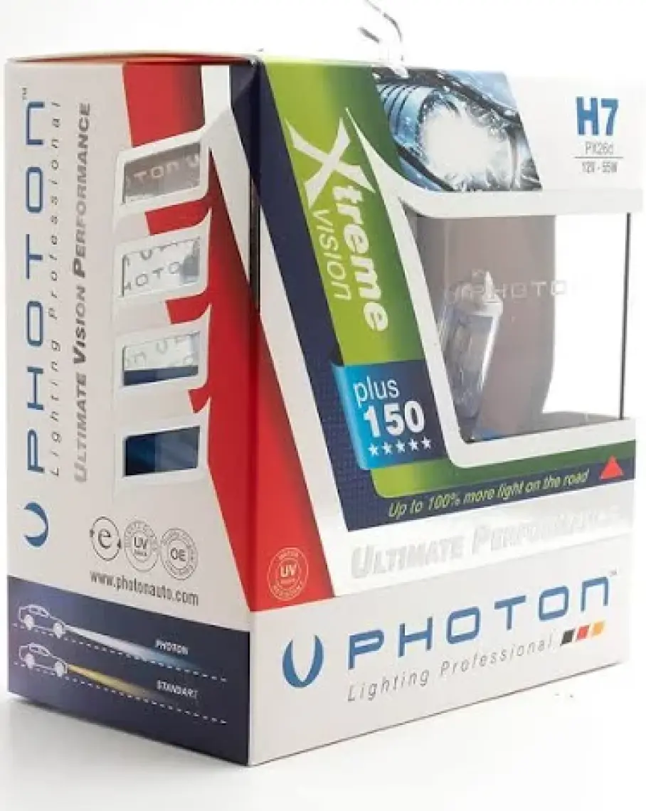 Photon H7 12V 55W Xtreme Vision +%150