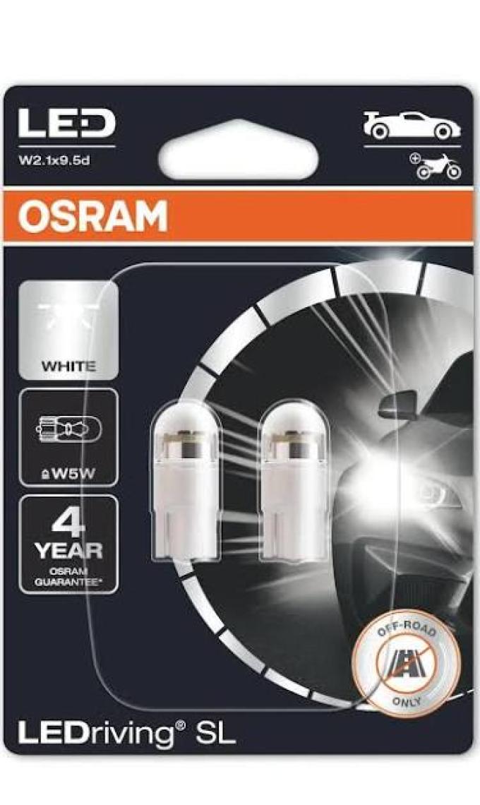 Osram W5W T10 LED Park Ampulü 12V 2825DWP (2’li Paket)
