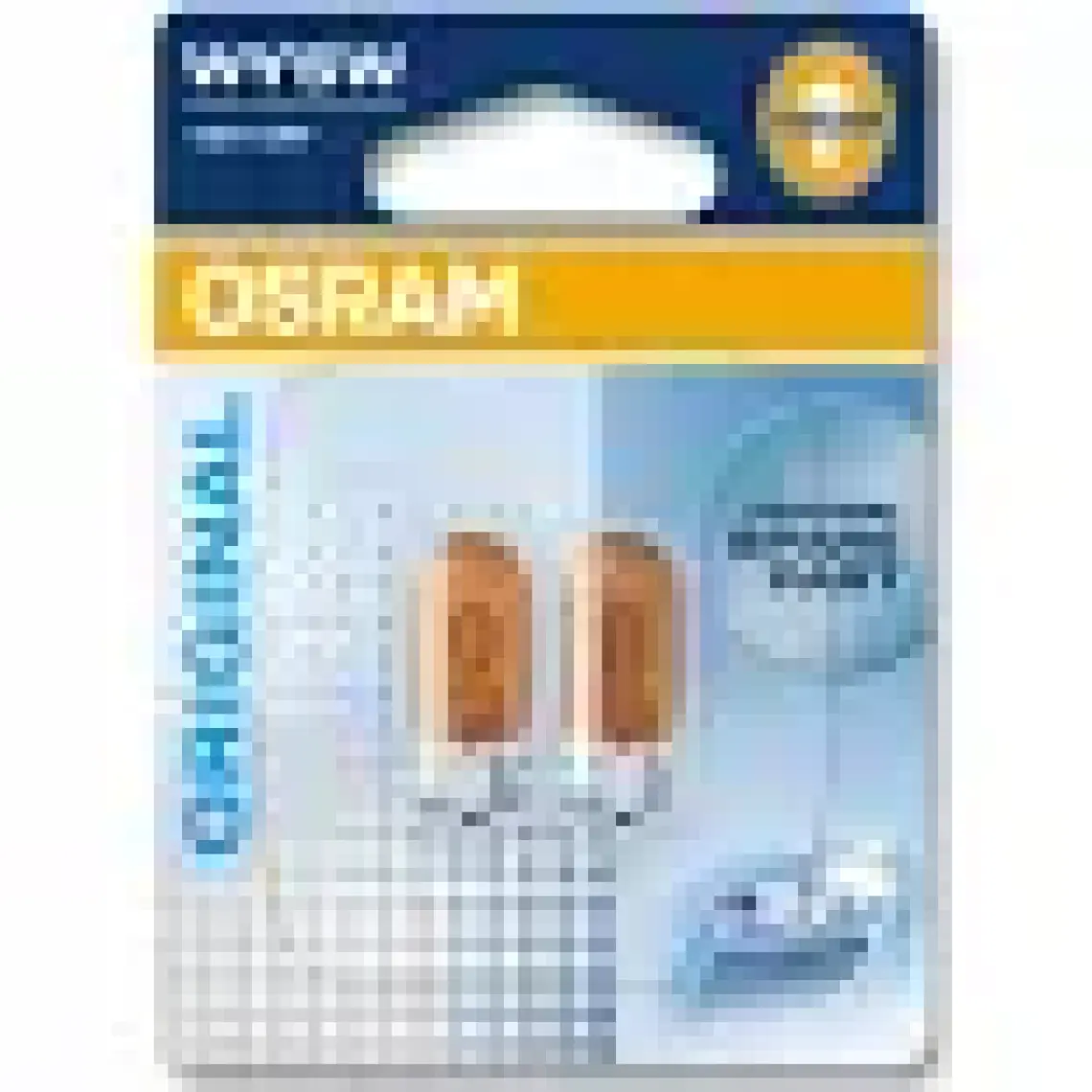Osram 12V 5W Dipsiz T10 Turuncu Park Ampulü (2 Adet)