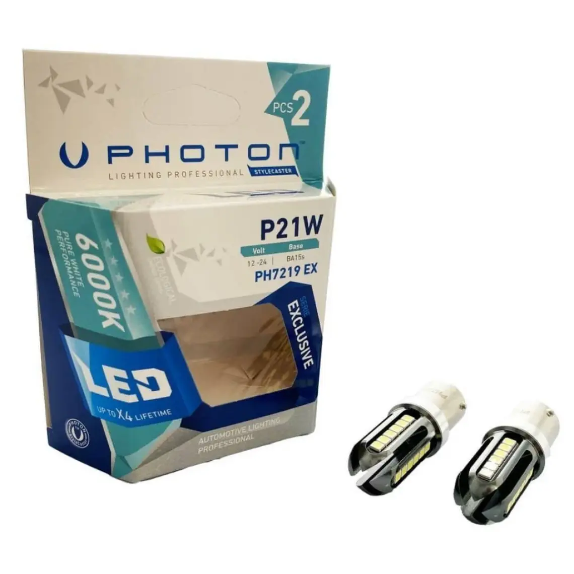 Photon Tek Duy Beyaz LED P21WCan-PH7219