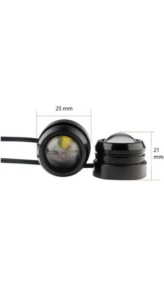Knmaster Kartal Gözü Gündüz Farı Eagle Eye 3M LED Kırmızı
