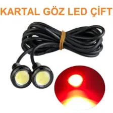 Knmaster Kartal Gözü Gündüz Farı Eagle Eye 3M LED Kırmızı