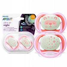 Philips Avent SCF376/22 Ultra Air Night 6-18 Ay 2'li Emzik Kız