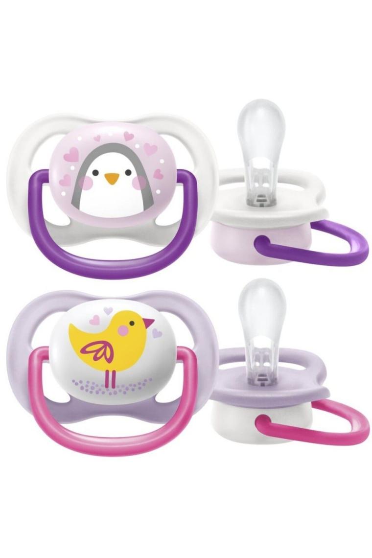 Philips Avent SCF080/06 Ultra Air Animals 0-6 Ay 2'li Emzik Kız