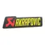 Knmaster Akrapovic Dikdörtgen Alüminyum Sticker Yapıştırma