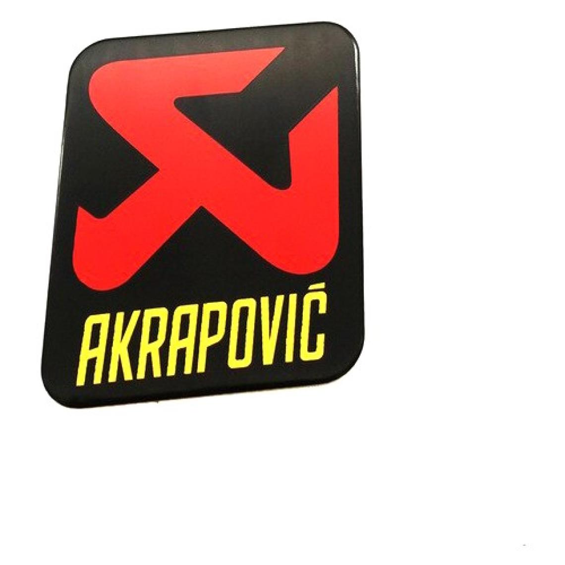 Knmaster Akrapovic Kare Alüminyum Sticker Yapıştırma