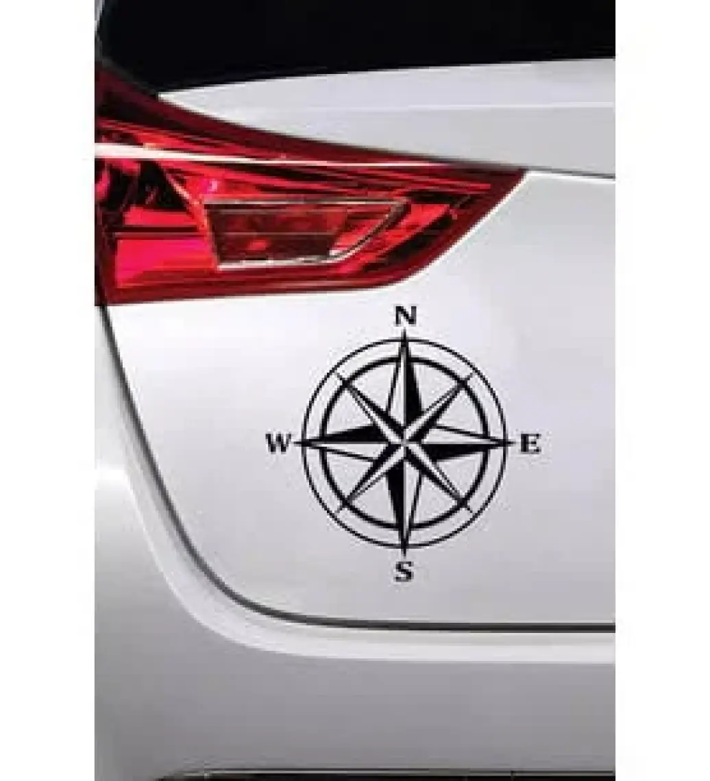 Sticker Fabrikası Pusula Off Road Adventure Offroad Sticker 00871