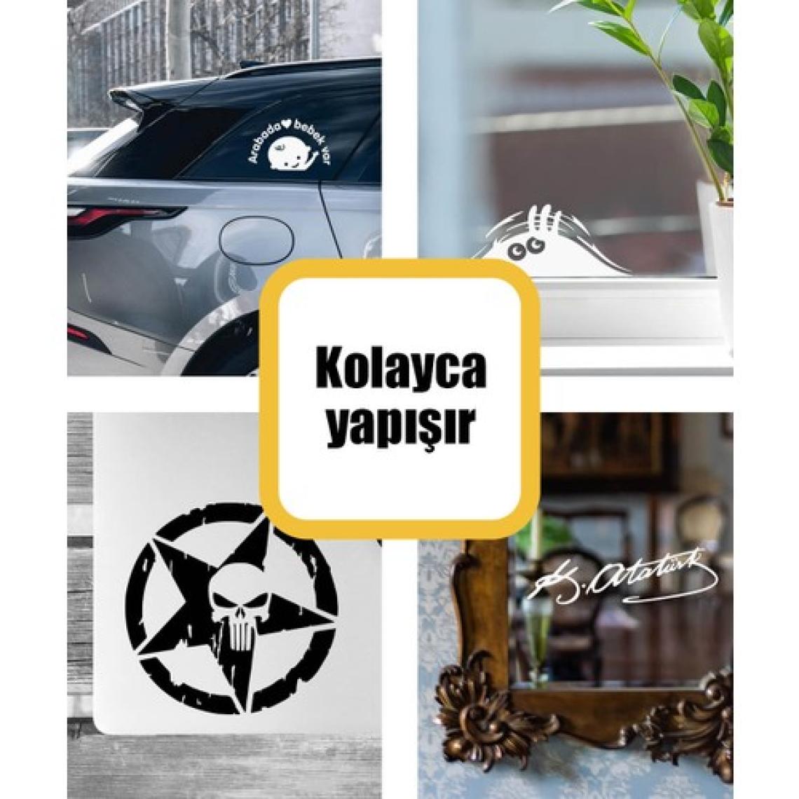 Stickrmarket | Çamur Sıçraması | Araba Laptop Duvar Folyo Sticker 15 x 15 cm