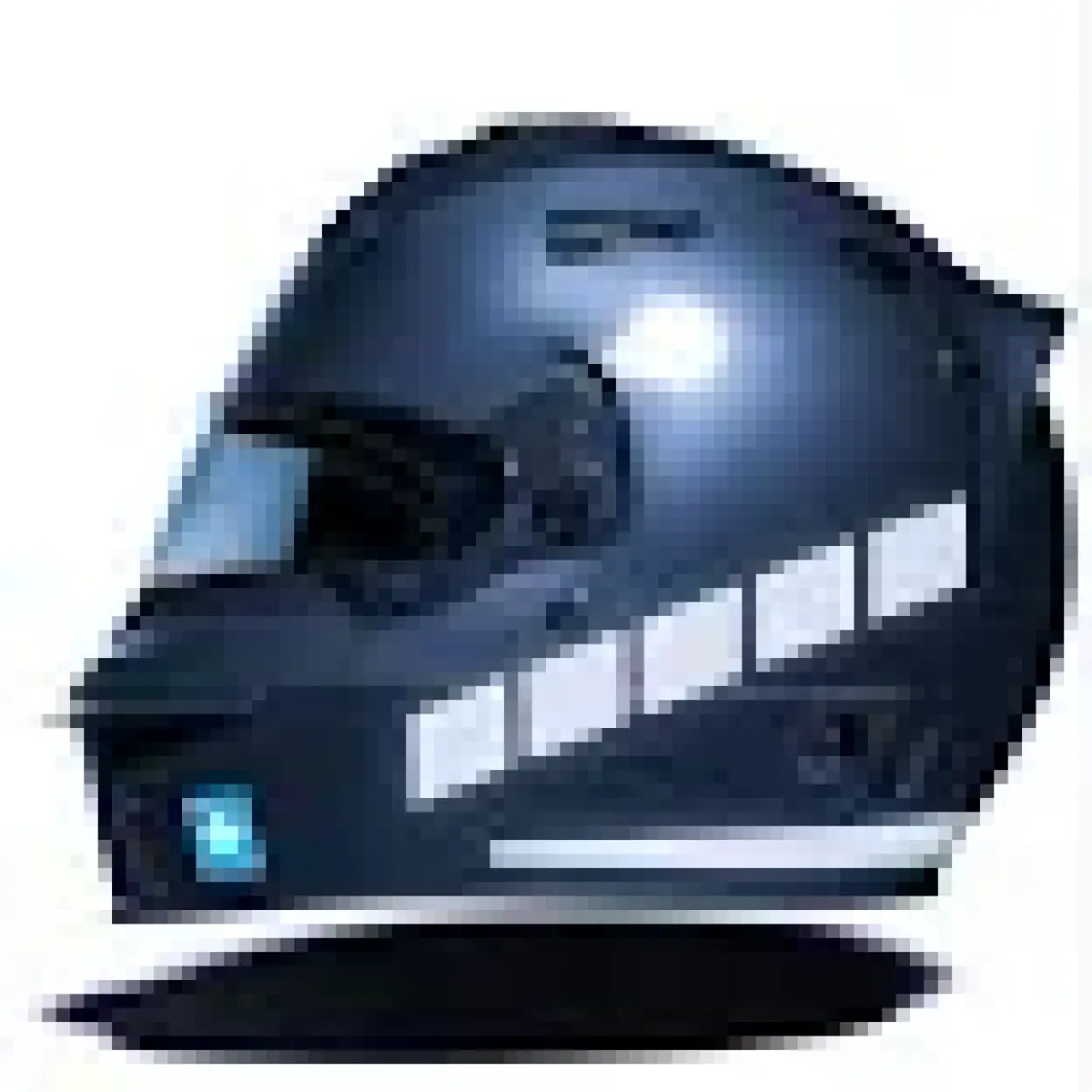 Çınar Extreme Şerit Tasarımlı Reflektif Gri Motosiklet Kask Sticker Çınar Extreme