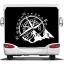 Sticker Usta Pusula Kamp Sticker Off Road 4x4 Araba Oto Karavan Sticker Q13