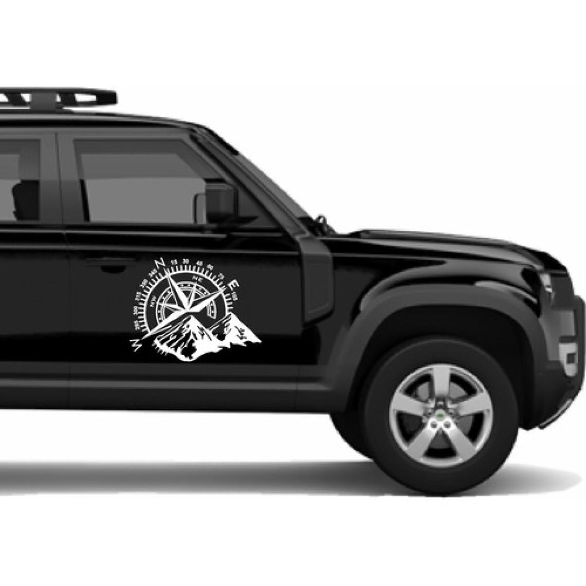Sticker Usta Pusula Kamp Sticker Off Road 4x4 Araba Oto Karavan Sticker Q13