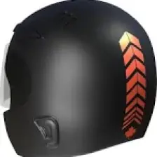 Çınar Extreme 2 Adet Sport Kask, Araba Ayna Floresan Turuncu Kask Sticker Çınar Extreme