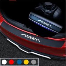 Agdeniz Fiat Egea Için Uyumlu Aksesuar Oto Bagaj ve Kapı Eşiği Sticker Seti Karbon