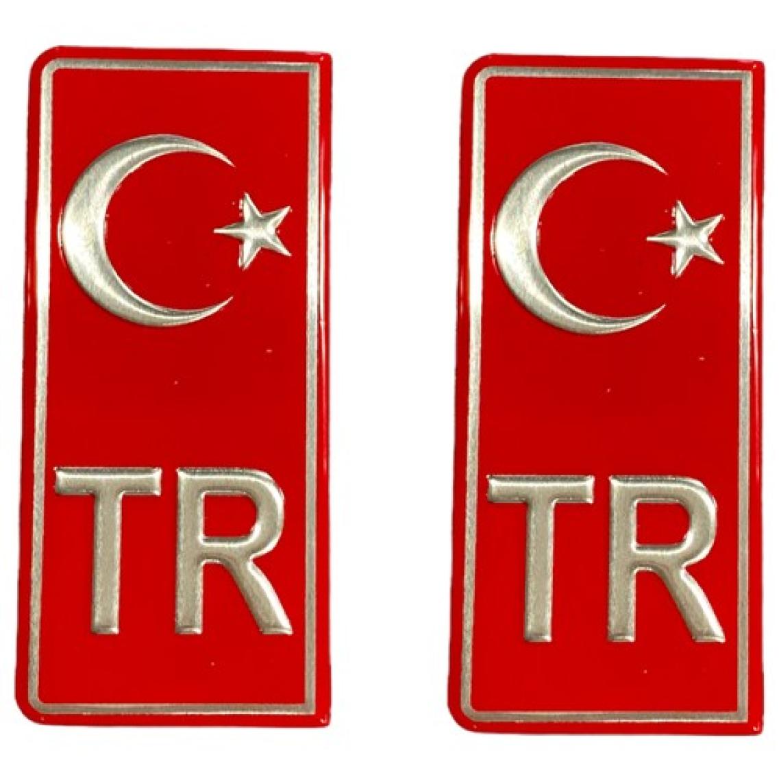 Space Tr Plaka Sticker (2 Adet ) / YACIY01