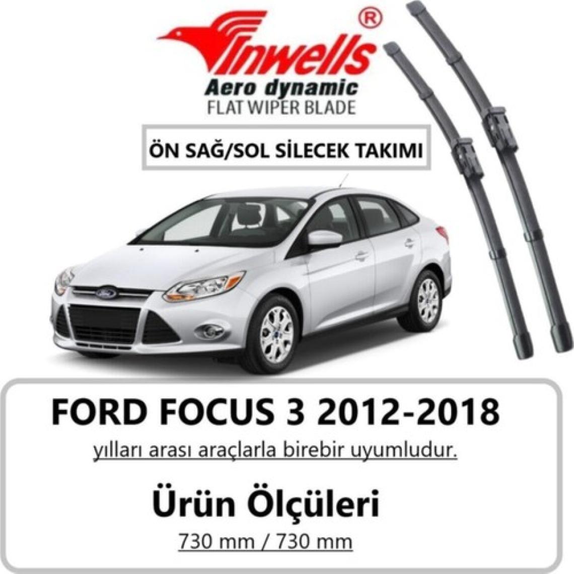 Inwells Ford Focus 3 Inwells Ön Muz Silecek Takımı (2011 - 2018) INW-018