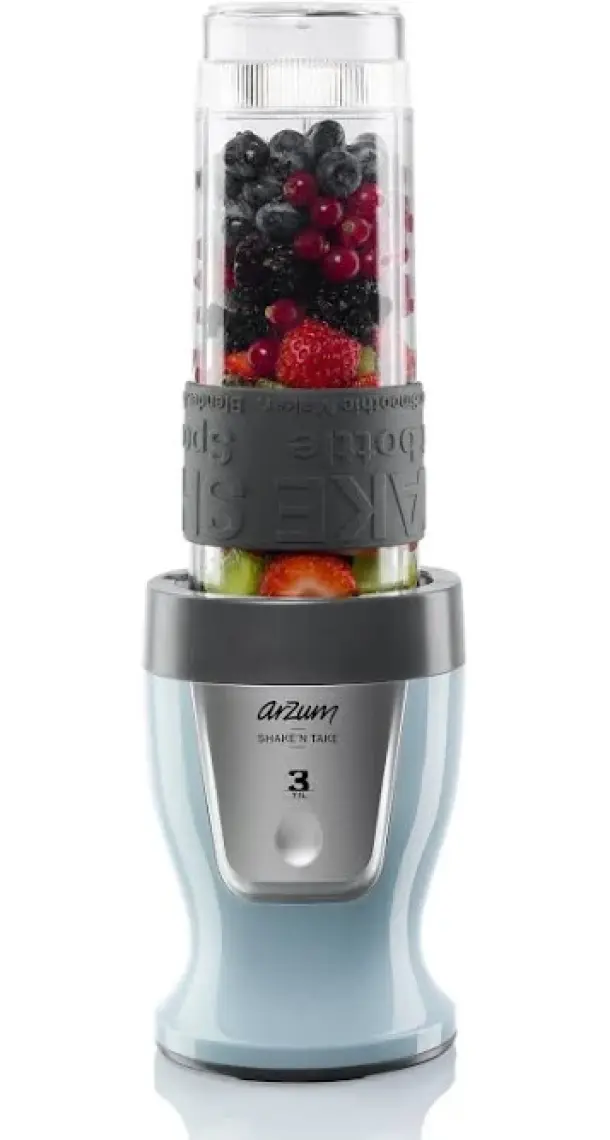 Arzum AR1032 Shake’N Take Kişisel Blender - Mavi (Misty)