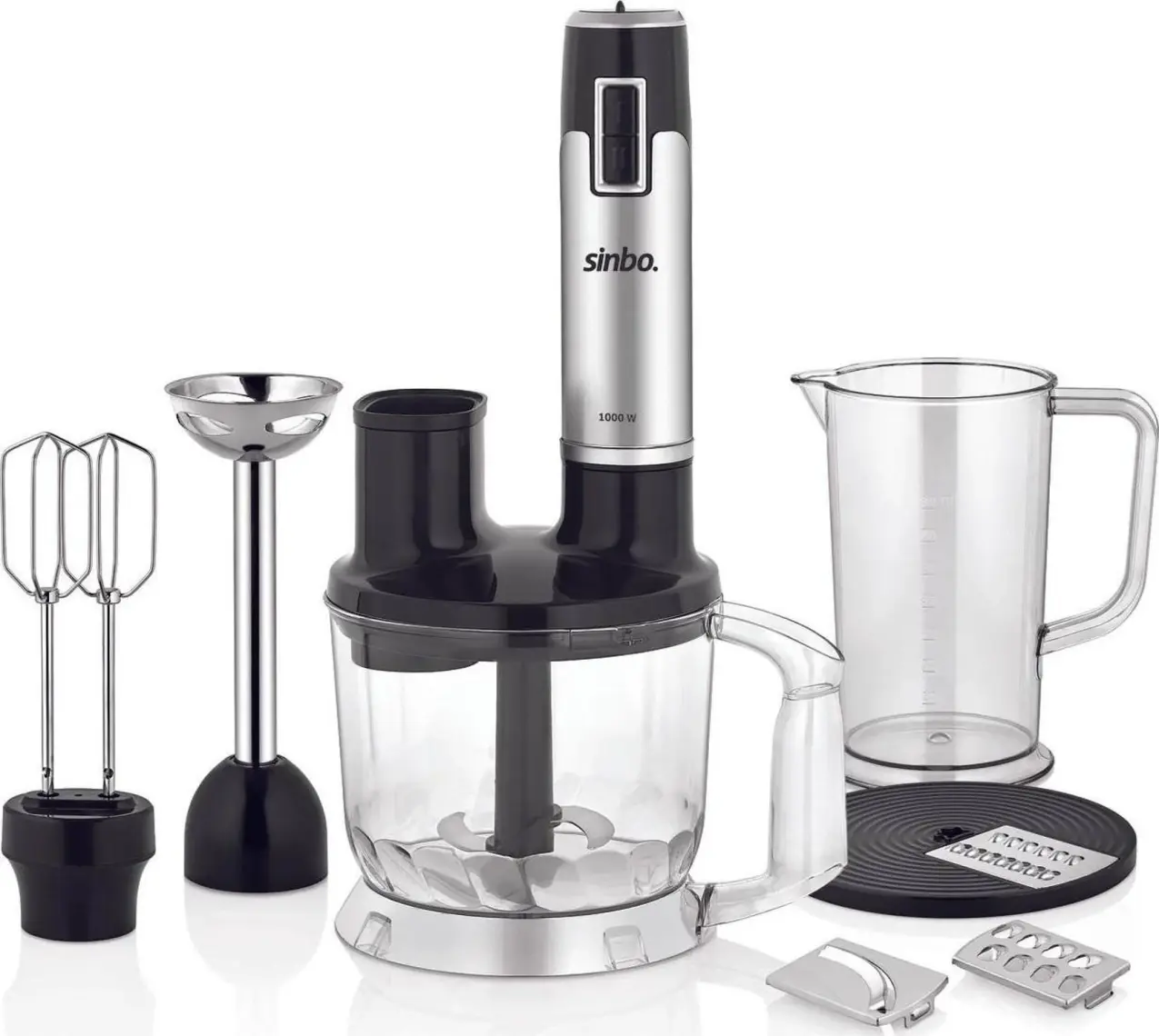Sinbo SHB-3114 5 Fonksiyonlu El Blender Seti - Siyah
